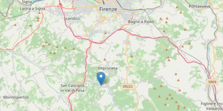 Terremoto a Impruneta (Ingv)