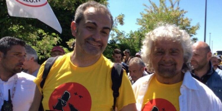 Matteo Incerti e Beppe Grillo (Foto: Facebook)