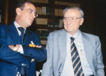 Giuseppe Micalizio con Pier Luigi Vigna (Foto: LaPresse)