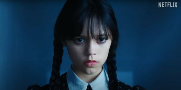 Mercoledì, la nuova serie Netflix sulla famiglia Addams (fotogramma teaser)