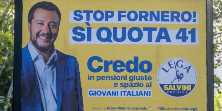 Salvini, pensioni