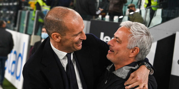 Allegri Mourinho Juventus Roma