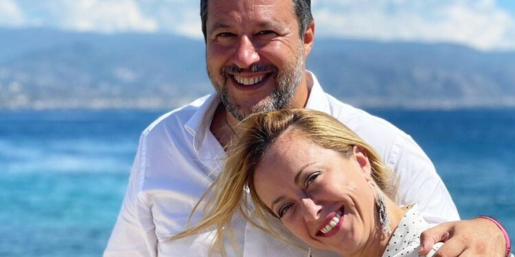 Salvini e Meloni a Messina