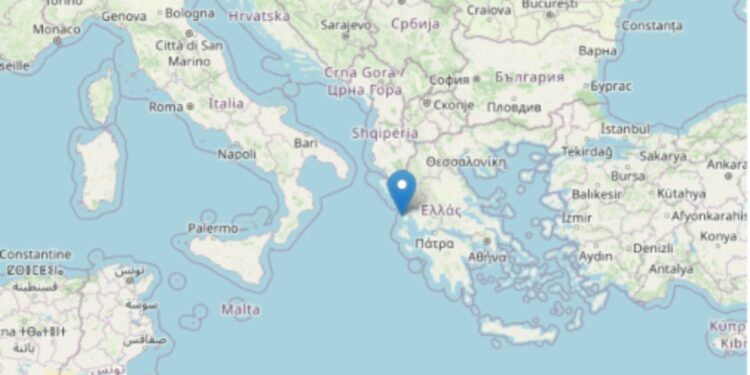 Terremoto oggi in Grecia, 30 agosto 2022 (foto: INGV)