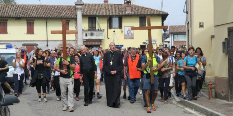 Un momento del pellegrinaggio del 2019 (foto da pellegrinaggiopampuri.org)