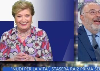 Mara Maionchi e Massimo Bernardini a La Vita in Diretta