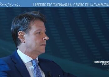 Giuseppe Conte a L'Aria che tira