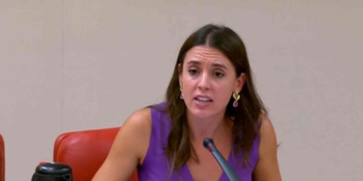 Irene Montero, ministra dell'Uguaglianza del governo Sanchez