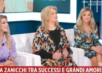 Iva Zanicchi, la figlia Michela e la nipote Virginia (Storie Italiane, 2022)