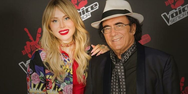 Jasmine e il papà Al Bano in uno scatto a The Voice 
Fonte: lapresse