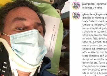 Giampiero Ingrassia, screen da Instagram