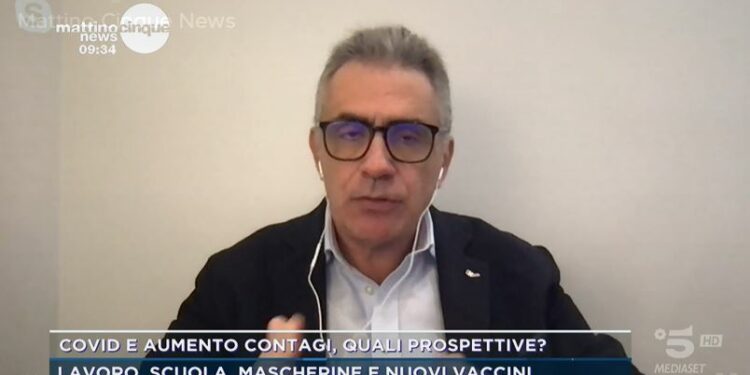 Fabrizio Pregliasco a Mattino Cinque