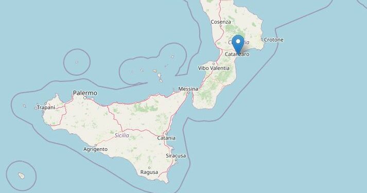 Terremoto Catanzaro 2022, Ingv