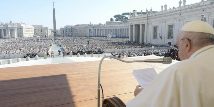 Papa Francesco, Udienza CL