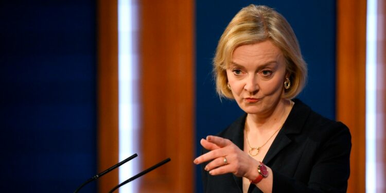 L'ex premier britannica Liz Truss (LaPresse)