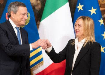 Draghi con Meloni