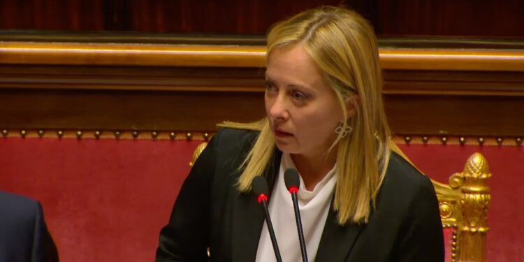 Meloni al Senato