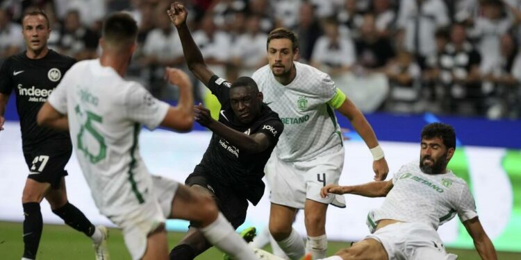 Video Sporting Eintracht, Champions League gruppo D (Foto LaPresse)