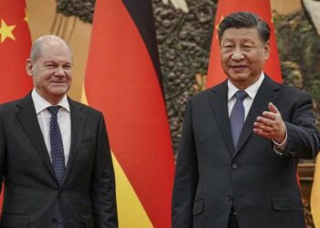 Olaf Scholz e Xi Jinping (Lapresse)