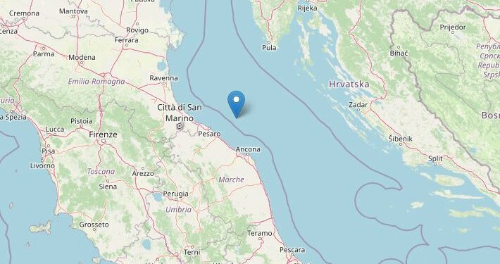 Terremoto Pesaro, Ingv