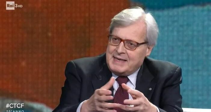 Vittorio Sgarbi a Che Tempo Che Fa