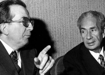 Aldo Moro e Giulio Andreotti (Wikipedia)