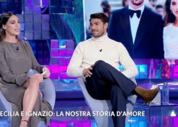 Cecilia Rodriguez e Ignazio Moser a Verissimo