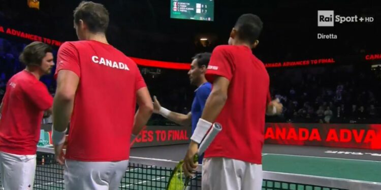 Canada, tennis (immagini Rai)