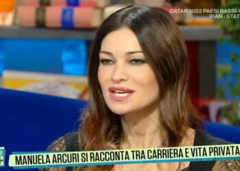 Manuela Arcuri a Oggi è un altro giorno