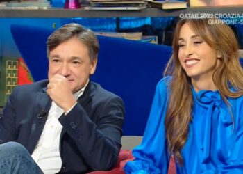 Fabio Caressa e Benedetta Parodi a "Oggi è un altro giorno"