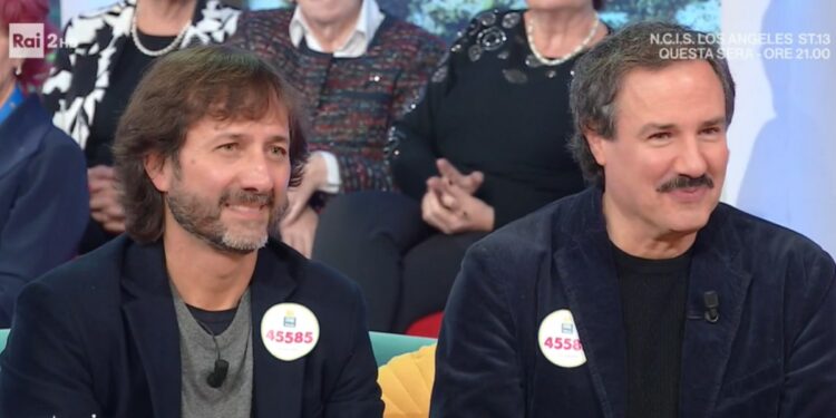 Massimo Benenato e Giampiero Ingrassia (Citofonare Rai 2, 2022)