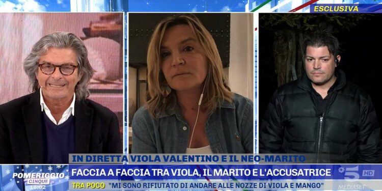 Roberto Alessi, Patrizia Groppelli e Francesco Mango, Pomeriggio 5