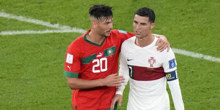 Cristiano Ronaldo, eliminato con il Portogallo dal Marocco (Foto LaPresse)