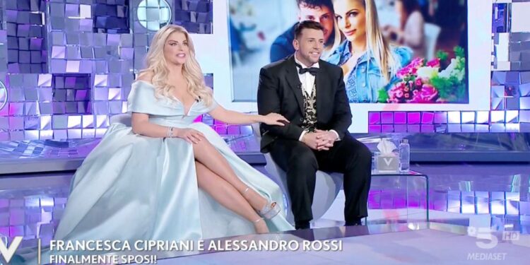 Francesca Cipriani e Alessandro Rossi a Verissimo