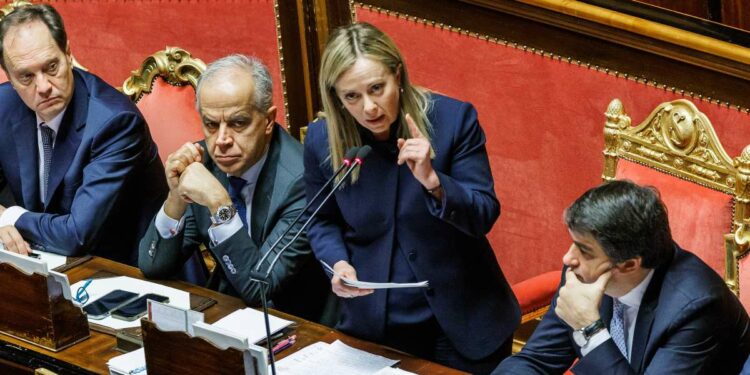 Governo Meloni al Senato