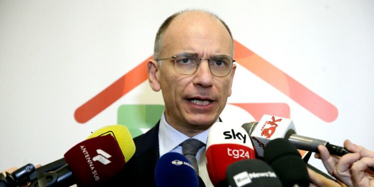 Enrico Letta, segretario dimissionario del Pd (LaPresse)