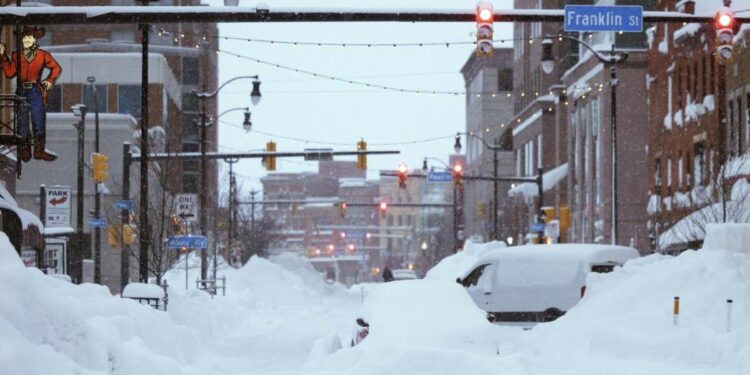 Buffalo (New York) il 26 dicembre (LaPresse)