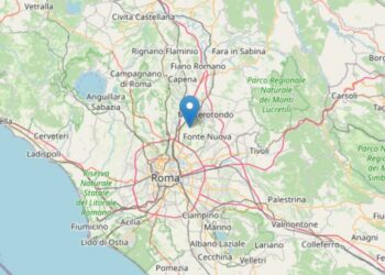 Terremoto oggi a Roma (Ingv, 2022)