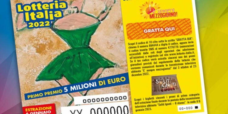 Biglietto Lotteria Italia 2023