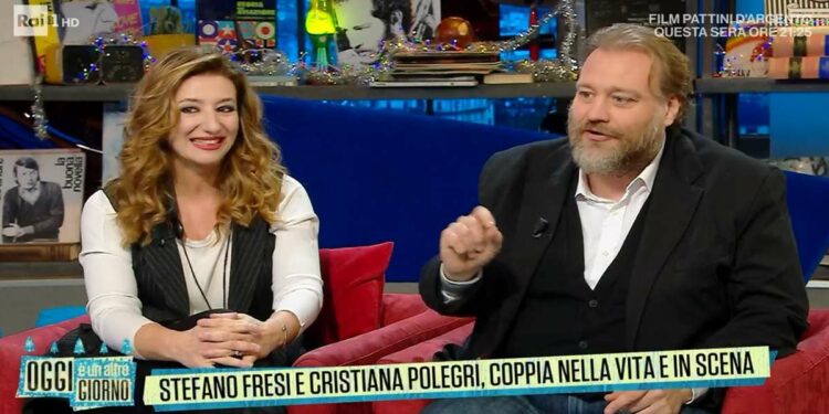 Stefano Fresi e Cristiana Polegri a Oggi è un altro giorno