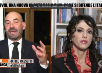 Matteo Bassetti vs Schilirò a Zona Bianca