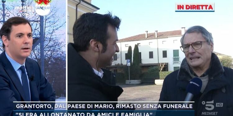 Mario Bressan, il caso a Mattino5