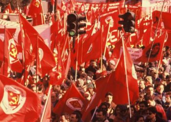 Rifondazione Comunista, manifestazione del 1996 (foto: Wikipedia)