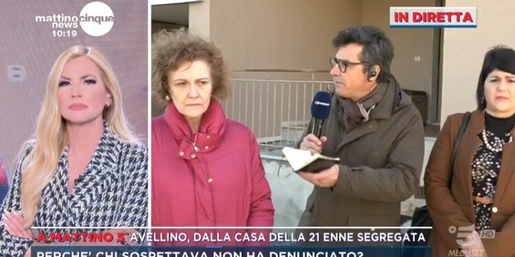 Il caso della giovane segregata ad Avellino a Mattino5