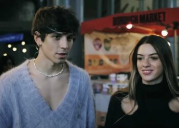 Alex e Michelle Cavallaro nel video di "Mano ferma" (YouTube)