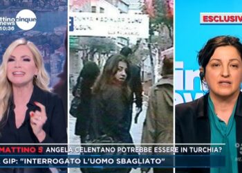 Angela Celentano e la pista turca a Mattino5