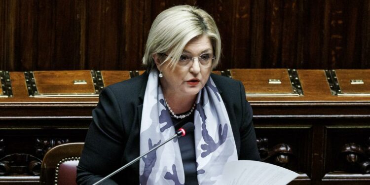 La Ministra del Lavoro Calderone