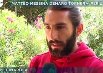 Giuseppe Cimarosa, cugino di Matteo Messina Denaro (Twitter, da Mattino5)