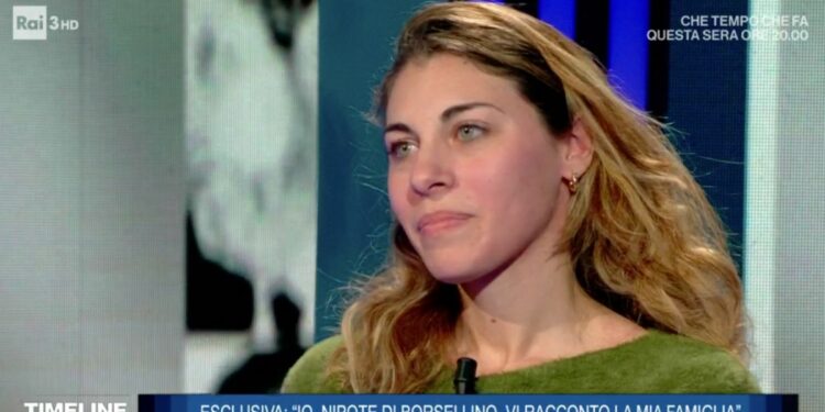 Chiara Corrao, la nipote di Paolo Borsellino (Rai 3, TimeLine)