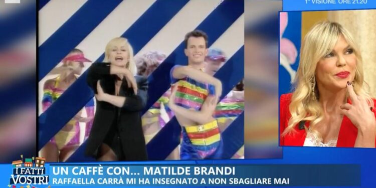 Matilde Brandi a I Fatti Vostri